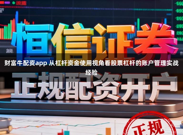 财富牛配资app 从杠杆资金使用视角看股票杠杆的账户管理实战经验