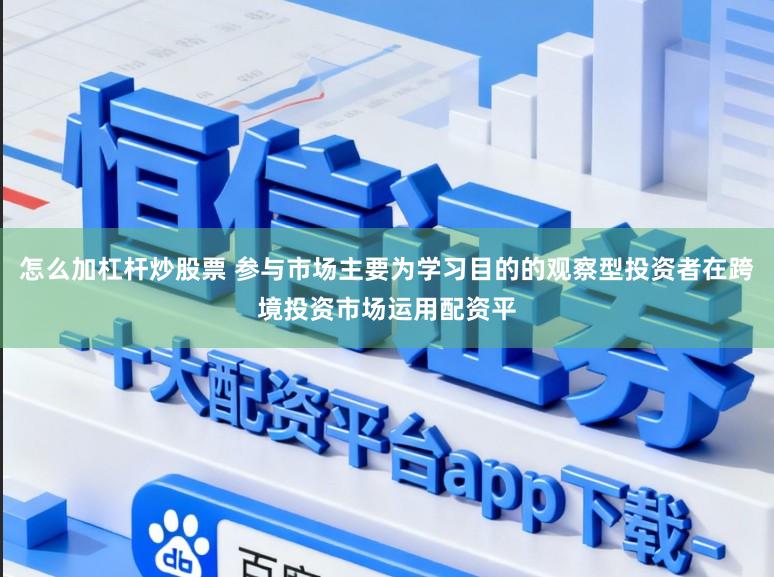 怎么加杠杆炒股票 参与市场主要为学习目的的观察型投资者在跨境投资市场运用配资平