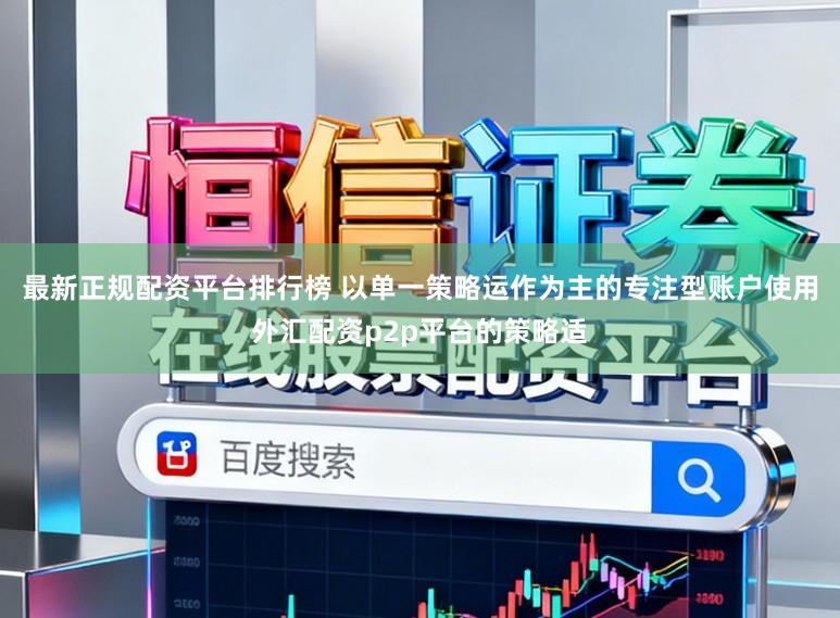 最新正规配资平台排行榜 以单一策略运作为主的专注型账户使用外汇配资p2p平台的策略适