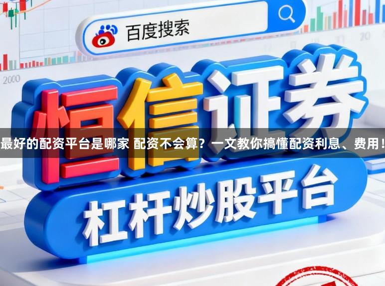 最好的配资平台是哪家 配资不会算？一文教你搞懂配资利息、费用！